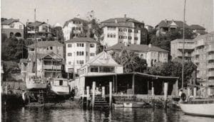 CYCA Club waterfront 1958