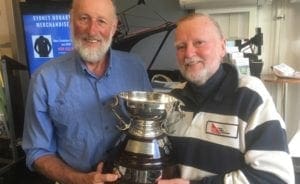 Joint winners of the Windward Trophy, Philip Brown and Clive Gregory