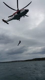 helicopter yacht rescue