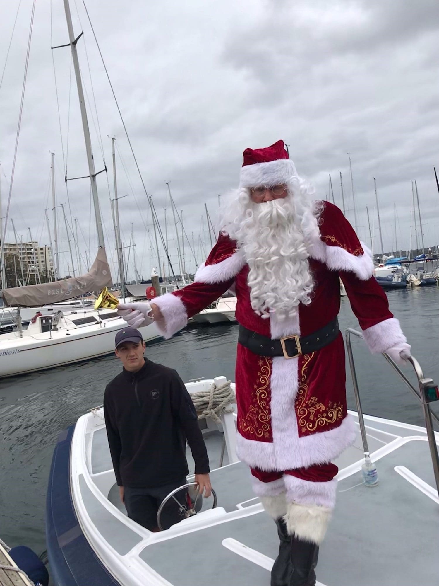 Santa brings joy to 2021 Children’s Christmas Party - Cruising Yacht ...