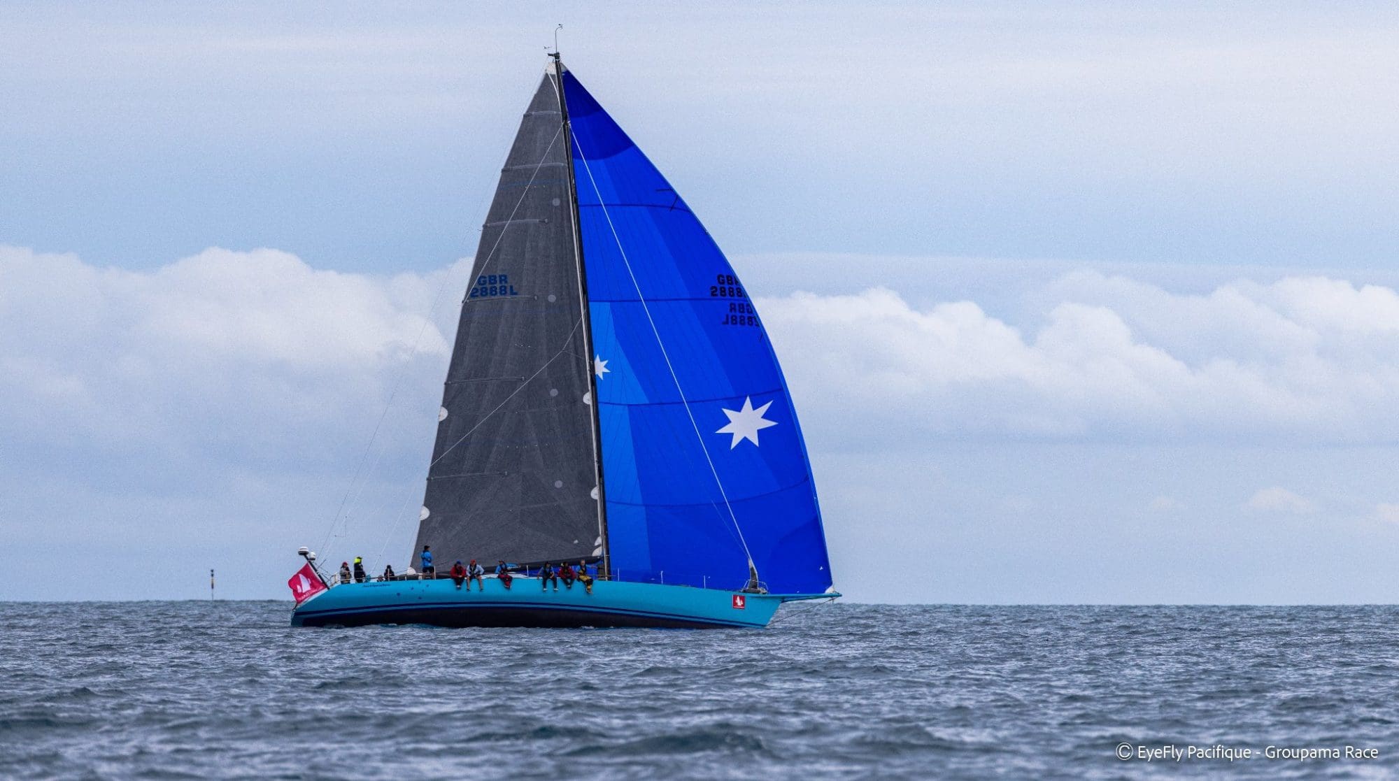 Antipodes at the start of the New Caledonia Groupama Race.