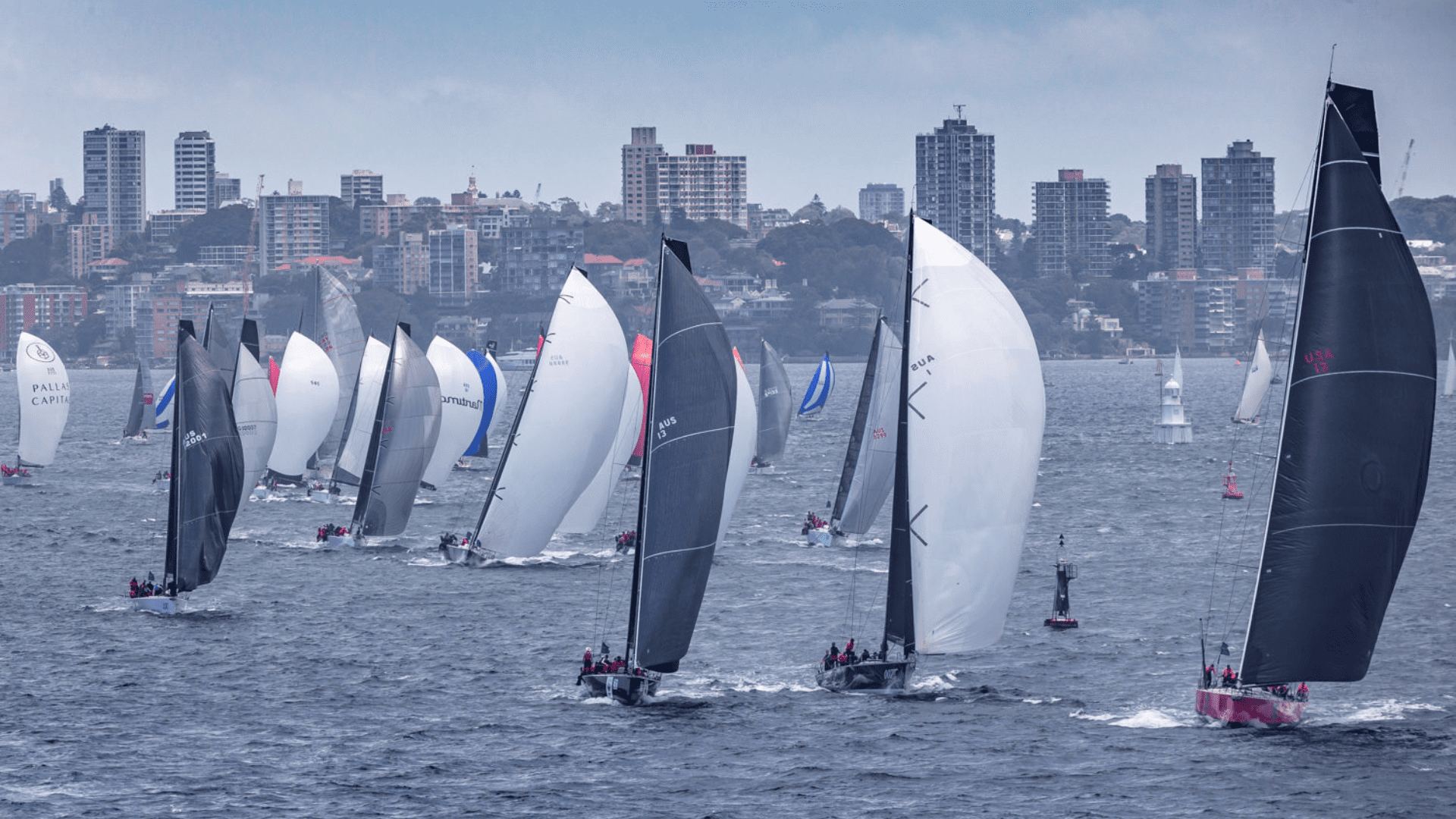 sydney to hobart yacht race spectator boats
